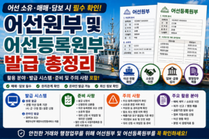 어선원부 및 어선등록원부 발급 총정리 : 활용 분야, 발급 시스템, 준비 및 주의 사항 포함 6 어선원부 및 어선등록원부 발급 총정리 썸네일
