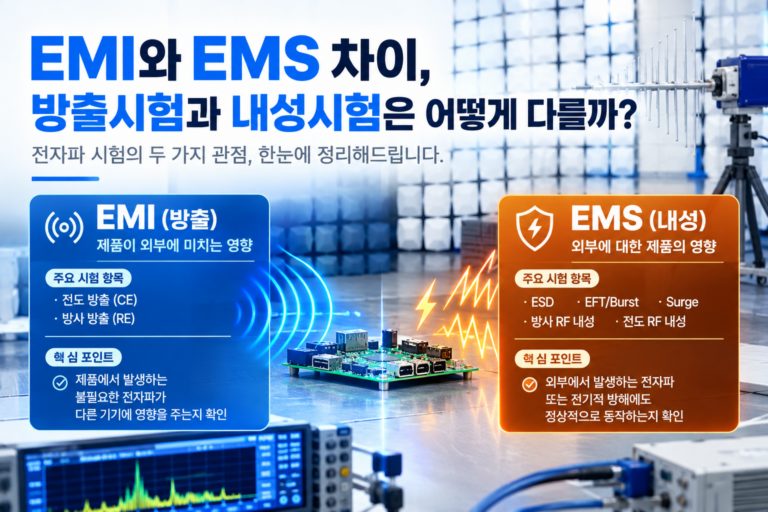 EMI와 EMS 차이, 방출시험과 내성시험은 어떻게 다를까 썸네일
