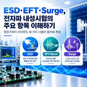 ESD·EFTBurst·Surge 시험의 원리와 주요 특징 알아보기 썸네일